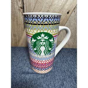 Starbucks Valentine's Day Multicolor Hearts Ceramic 2019 Mug with Handle